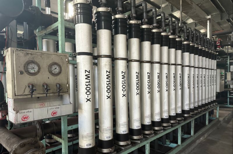 Industrial wastewater treatment plant using HUAMO hollow fiber UF membrane technology Industrial wastewater treatment plant using HUAMO hollow fiber UF membrane technology